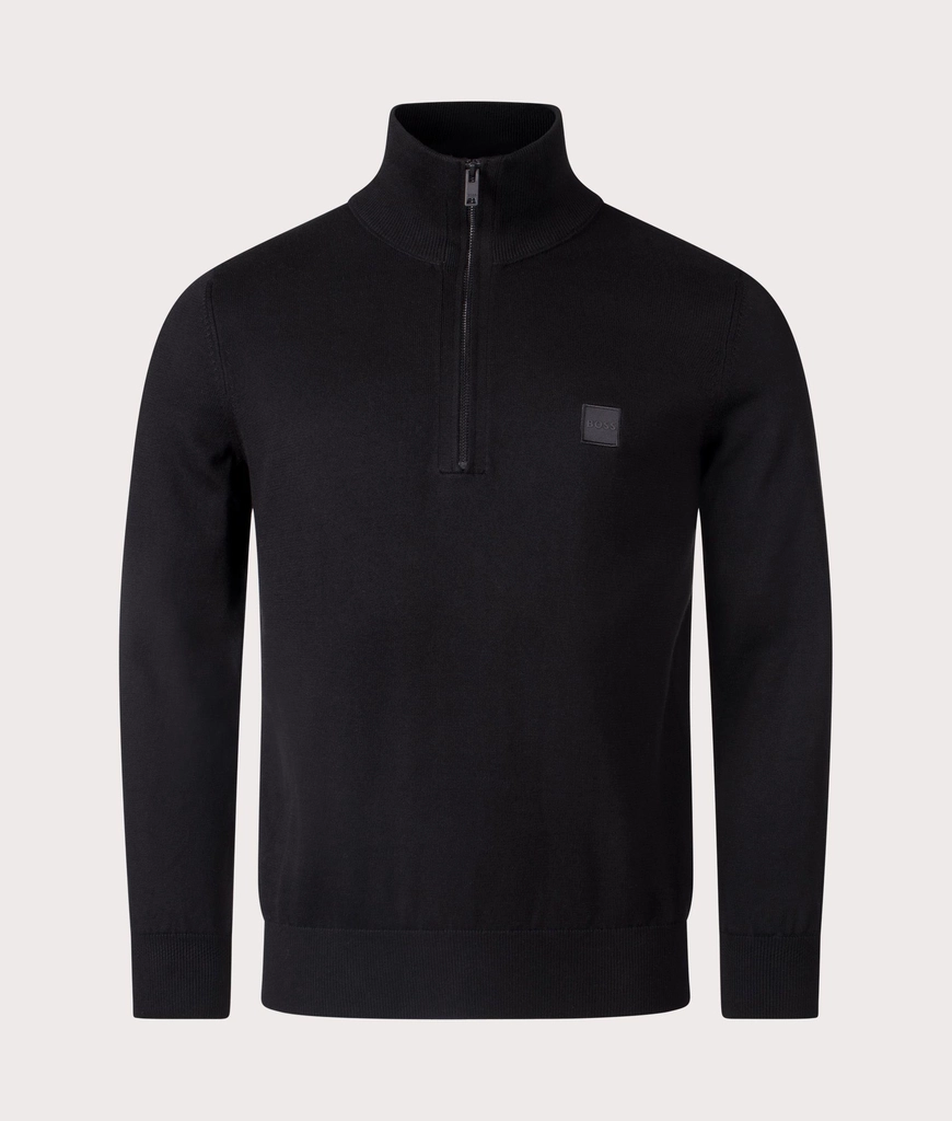Hugo Boss Mens Kanobix Quarter Zip Jumper